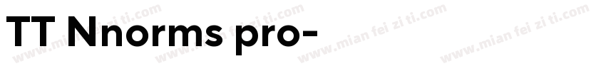 TT Nnorms pro字体转换